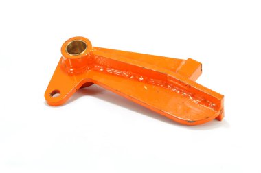 Saman balyası yedek parça iğne destek dişi, perspektif görünümü beyaz arkaplanda izole