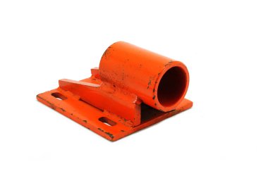 Saman balyası yedek parçası, perspektif görünümü beyaz arkaplanda izole