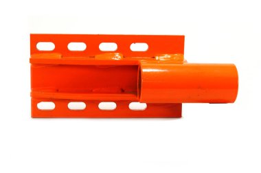 Saman balyası yedek parça, üst görünüm beyaz arkaplan izole