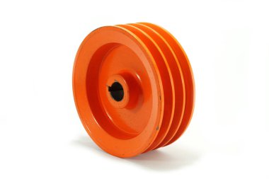 Saman balyası yedek parçası, perspektif görünümü beyaz arkaplanda izole