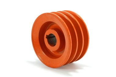 Saman balyası yedek parçası, perspektif görünümü beyaz arkaplanda izole