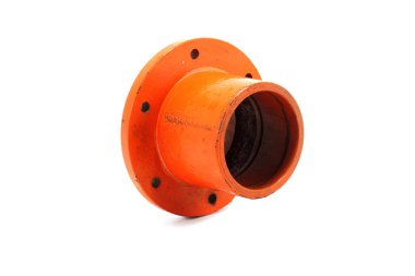 Saman balyası yedek parçası, perspektif görünümü beyaz arkaplanda izole