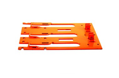 Saman balyası yedek parçası, perspektif görünümü beyaz arkaplanda izole