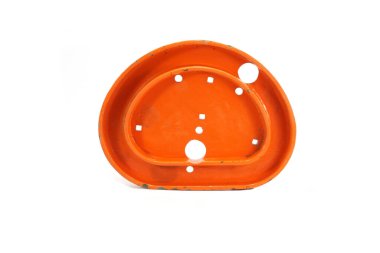 Saman balyası yedek parçası, perspektif görünümü beyaz arkaplanda izole