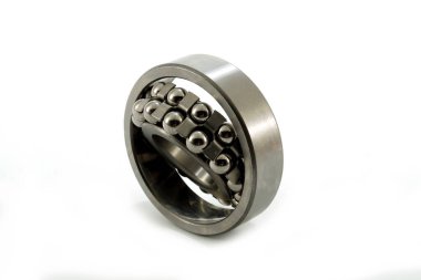 Saman balyası yedek parça konumu, perspektif görünümü beyaz arkaplanda izole