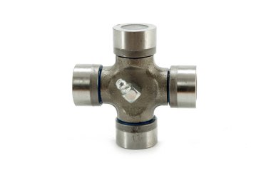 Saman balyası yedek parça çapraz eklem, ön görünüm beyaz arkaplan izole