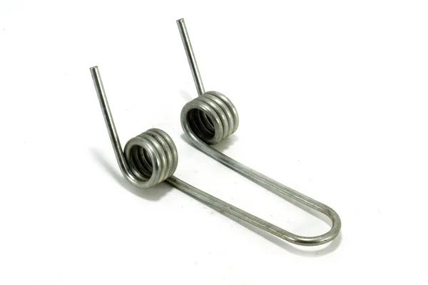 Hay Baler Spare Part Spring 배경에서 — 스톡 사진