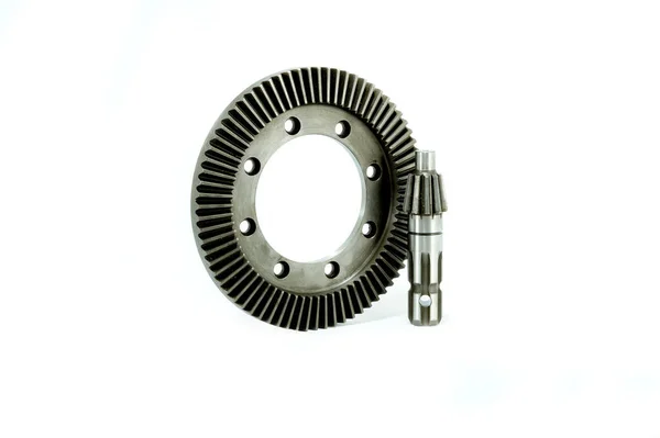 Hay Baler Spare Parts Helical Spiral Bevel Gear Pinion Set — 图库照片