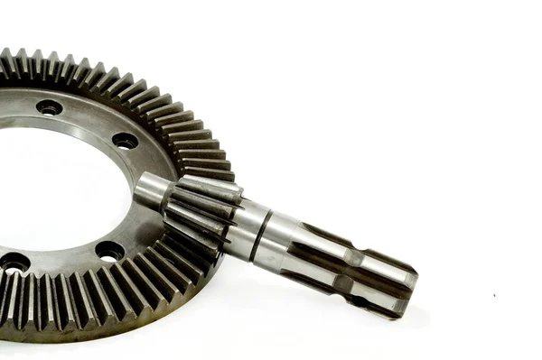 Hay Baler Spare Part Helical Spiral Bevel Gear Pinion Set — Stockfoto