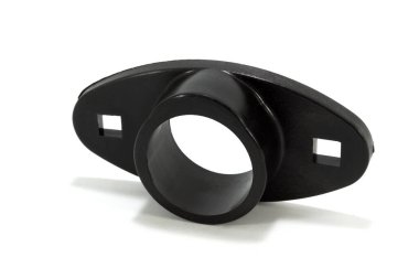 Hasatçı yedek parçasını birleştirin, perspektif üst görünümü beyaz arkaplanda izole