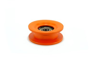 Hasatçı yedek parçasını birleştirin, perspektif üst görünümü beyaz arkaplanda izole