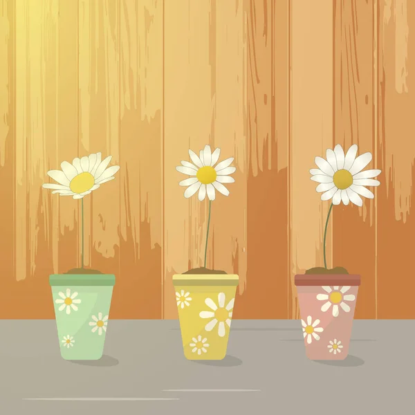 Květináče Květináče Květináč — Stockový vektor