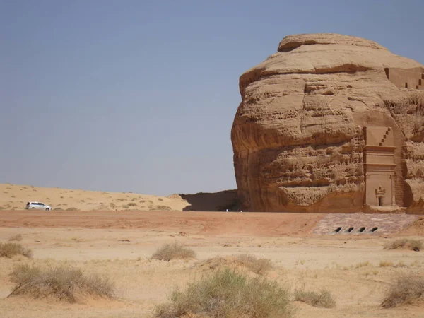 Madain Saleh Saudi Arabias National Heritage — 스톡 사진