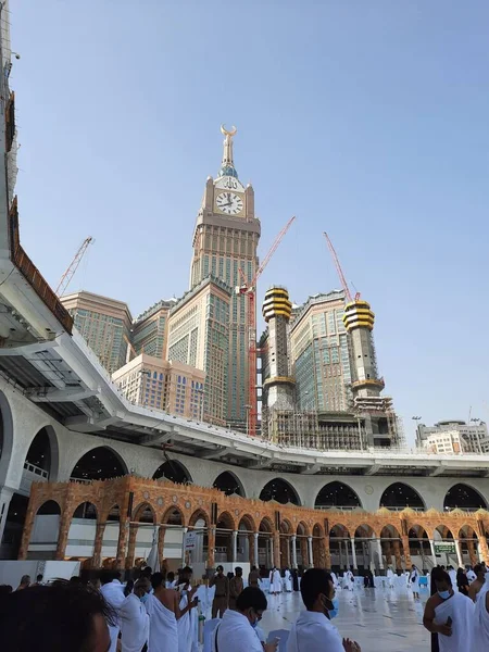 マジッド ハラームの美しい景色 メッカ マジッド ハラーム メッカの偉大なモスクとしても知られている メッカのカアバを囲むモスク サウジアラビアのメッカ州 — ストック写真