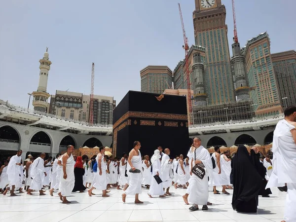 Krásný Výhled Masjid Haram Mekky Masjid Haram Také Známý Jako — Stock fotografie