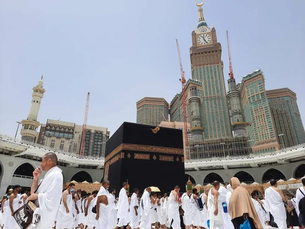 Όμορφη Θέα Του Masjid Haram Μέκκα Masjid Haram Επίσης Γνωστό — Φωτογραφία Αρχείου