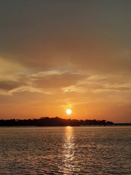 Mooie Zonsondergang Bij Jeddah Corniche Jeddah Corniche Ook Bekend Als — Stockfoto