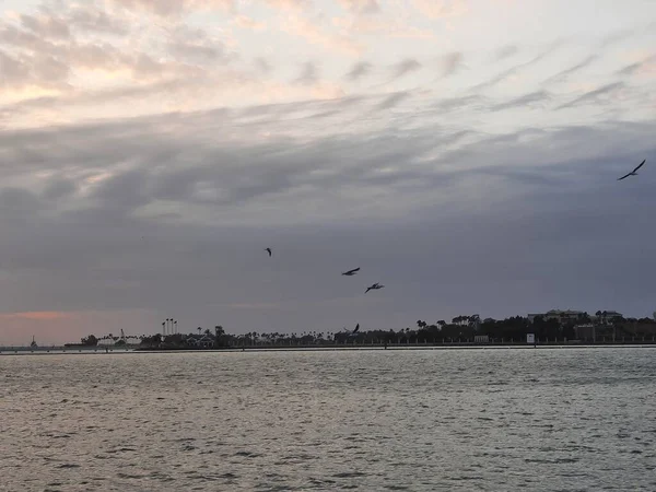 Krásný Západ Slunce Džiddě Corniche Džidda Corniche Také Známý Jako — Stock fotografie