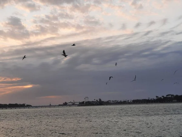 Όμορφο Ηλιοβασίλεμα Στην Τζέντα Κορνίς Jeddah Corniche Επίσης Γνωστή Jeddah — Φωτογραφία Αρχείου