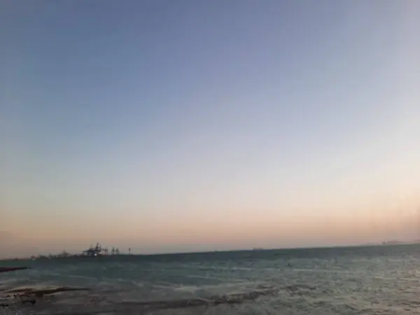 Vacker Solnedgång Jeddah Corniche Jeddah Corniche Även Känd Som Jeddah — Stockfoto