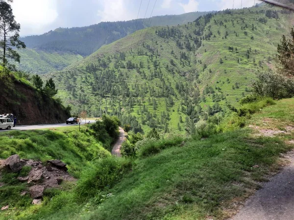 Pakistán Hermoso País Verdes Valles Altas Montañas Largos Ríos Belleza —  Fotos de Stock
