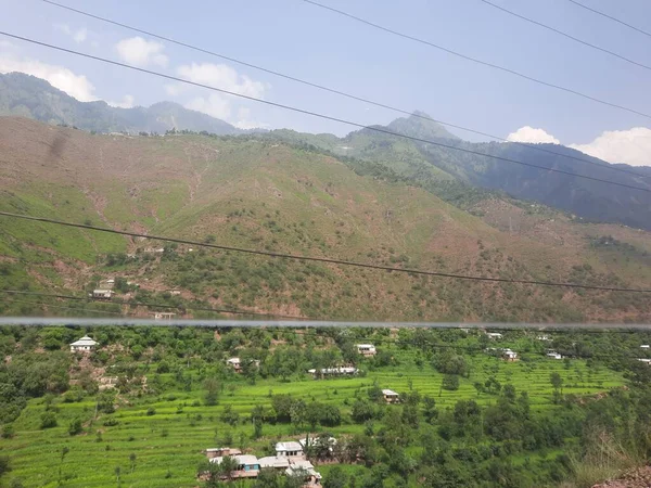 Pakistan Ett Vackert Land Med Gröna Dalar Höga Berg Och — Stockfoto
