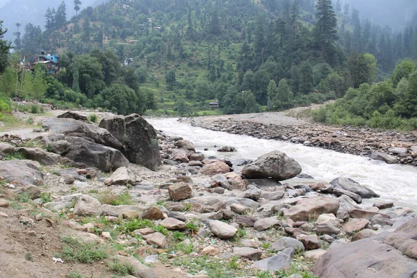 Neelum Vadisi Nin Çarpıcı Güzelliği Kashmir Neelum Vadisi Doğal Güzelliği — Stok fotoğraf