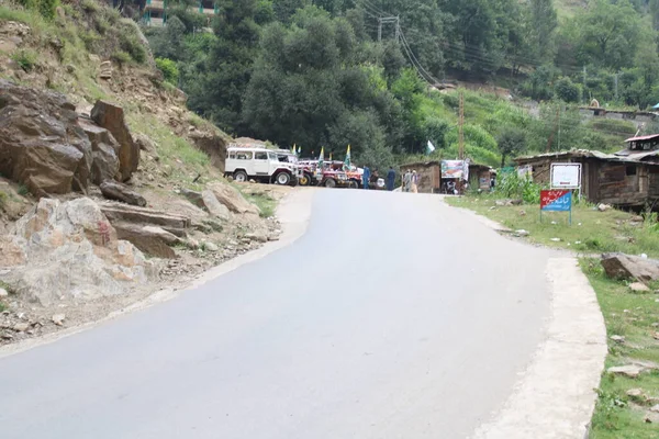 Neelum Vadisi Nin Çarpıcı Güzelliği Kashmir Neelum Vadisi Doğal Güzelliği — Stok fotoğraf