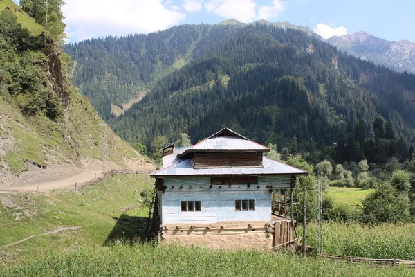 Fantastisk Skönhet Neelumdalen Kashmir Neelum Dalen Känd För Sin Naturliga — Stockfoto