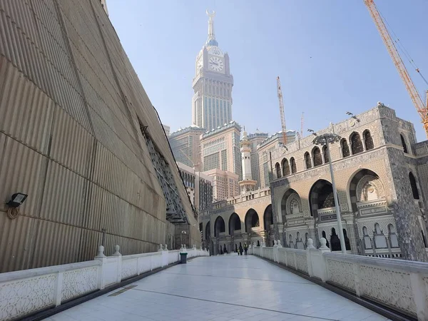 Schöne Außenansicht Von Masjid Haram Mekka Das Äußere Der Masjid — Stockfoto
