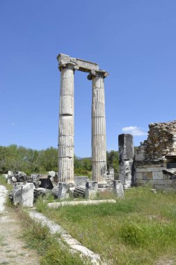 Dünya devletinin akropolünde antik Yunan tapınağı.