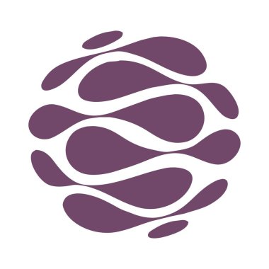 Soyut uçan daire. Sıra dışı çember şekli