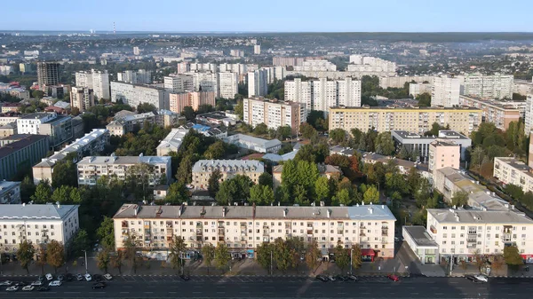 Top View Houses Residential Area City Kharkov — Foto Stock