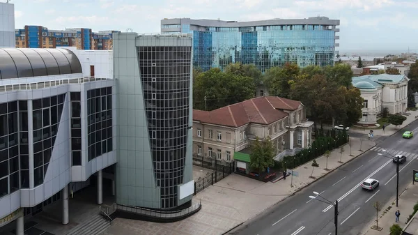 Modern Multi Storey Administrative Buildings Old District City Kharkov — Photo