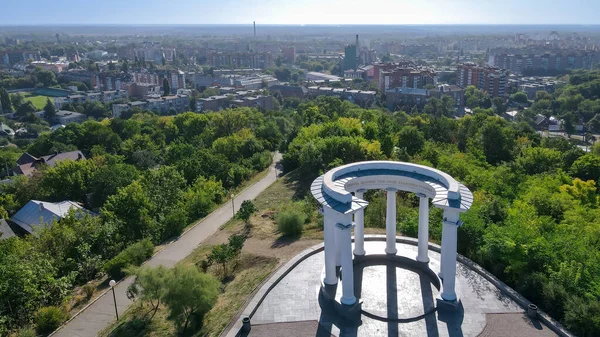 Top View Gazebo Houses City Poltava — Foto de Stock