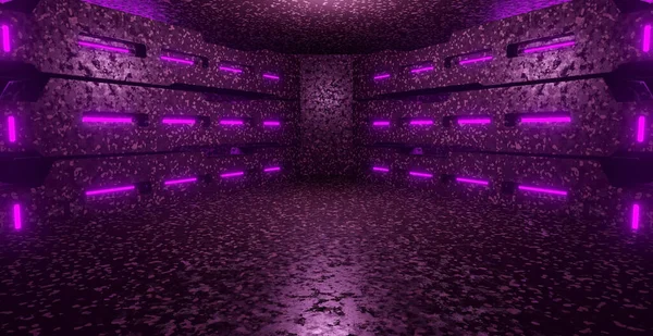 Túnel Corredor Elegante Abstrato Violeta Escura Fundo Produto Ilustração — Fotografia de Stock