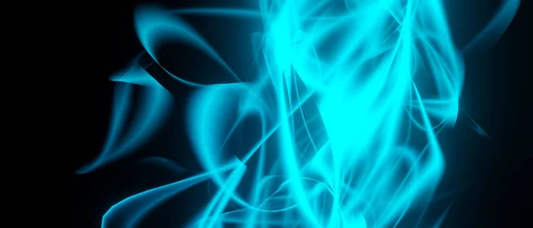 Abstract Feestelijke Lichtkunst Blauw Abstracte Achtergrond — Stockfoto