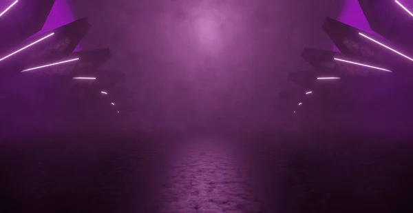 Futuristic Futuristic Science Fiction Mysterious Cinematic Smoke Violet Schematic Futuristic — 스톡 사진