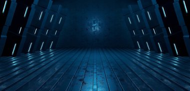 SciFi Fantezi KriptoSpace Kripto Dünya Spotlight Soyut Mavi Arkaplan Dijital Fütürizm Ürün Arkaplan Sunumu 3D Sunum Sunumu