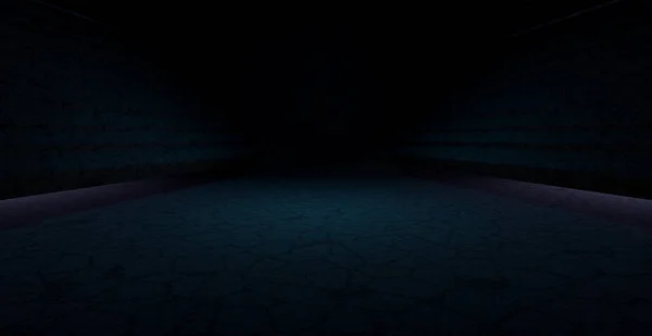 Scifi Фантазія Гараж Підземний Ангар Сцена Темно Фіолетовий Ілюстративний Банер — стокове фото