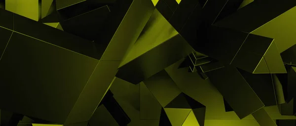 Abstract Elegant Futuristic Block Cubes Future Dark 3D Background 3D Render