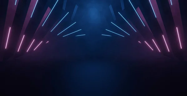 Захватывающие Дух Металлические Бетонные Загадочные Объёмы Light Purple Concert Background — стоковое фото