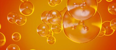 Abstract Modern Cosmetics Solution Concept Abstract Background 3D Render