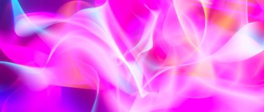 Soyut Işık Dalgaları Yumuşak Sim Mor Sancak Arkaplanı Duvar Kağıdı