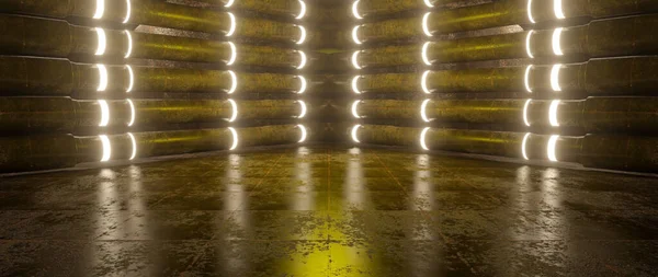 Modern Dijital Simülasyon Sanal Gerçeklik İnşaatı Spotlight Koyu Kahverengi Arkaplan Geleceğin 3B Resimleri