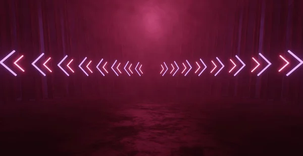 Surreal Cinematic Club Underground Scene Smoke Dark Pink Banner Background — Foto de Stock