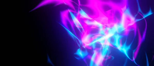 Luxurious Elegant Glow Light Smoke Dark Purple Abstract Background — ストック写真