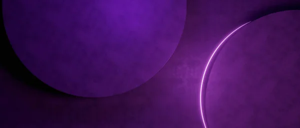 Abstract Dynamic Purple Background Lights Edge Circle Shape Smooth Grungy — Stockfoto