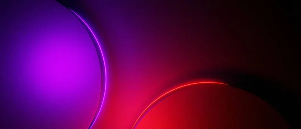 Violet Red Combination Dynamic Circle Shape Abstract Minimal Background Purple — Stock fotografie