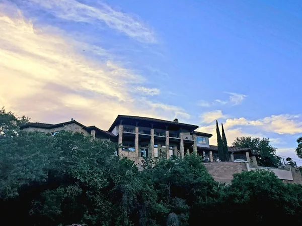 House on the side of the cliff